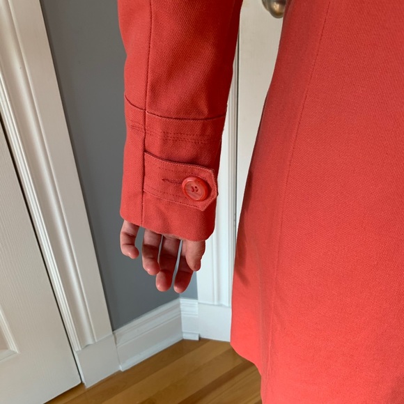 Smart Set coral light trench coat thick cotton - Picture 8 of 11